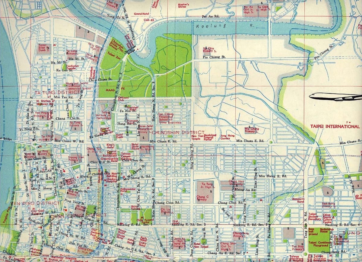 Taipei ფართი რუკა