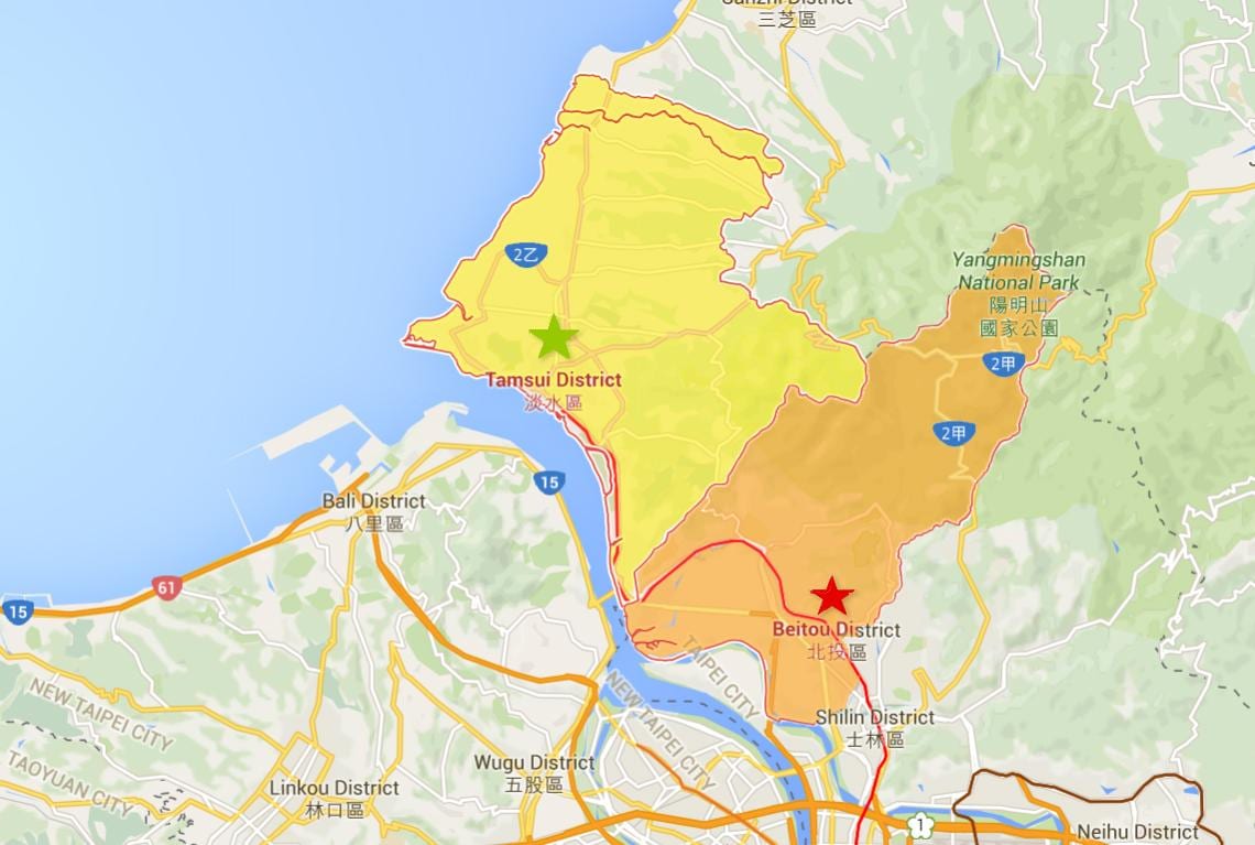 რუკა tamsui