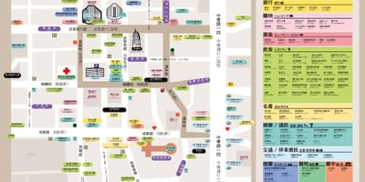 Ximending სავაჭრო მუნიციპალიტეტის რუკა