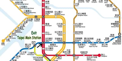 რუკა Taipei ავტოსადგური